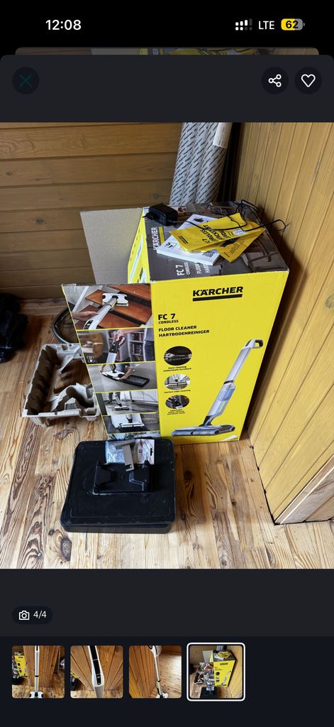 Продам миючий пилосос (електрошвабра) KARHER Код:null. Зображення 4