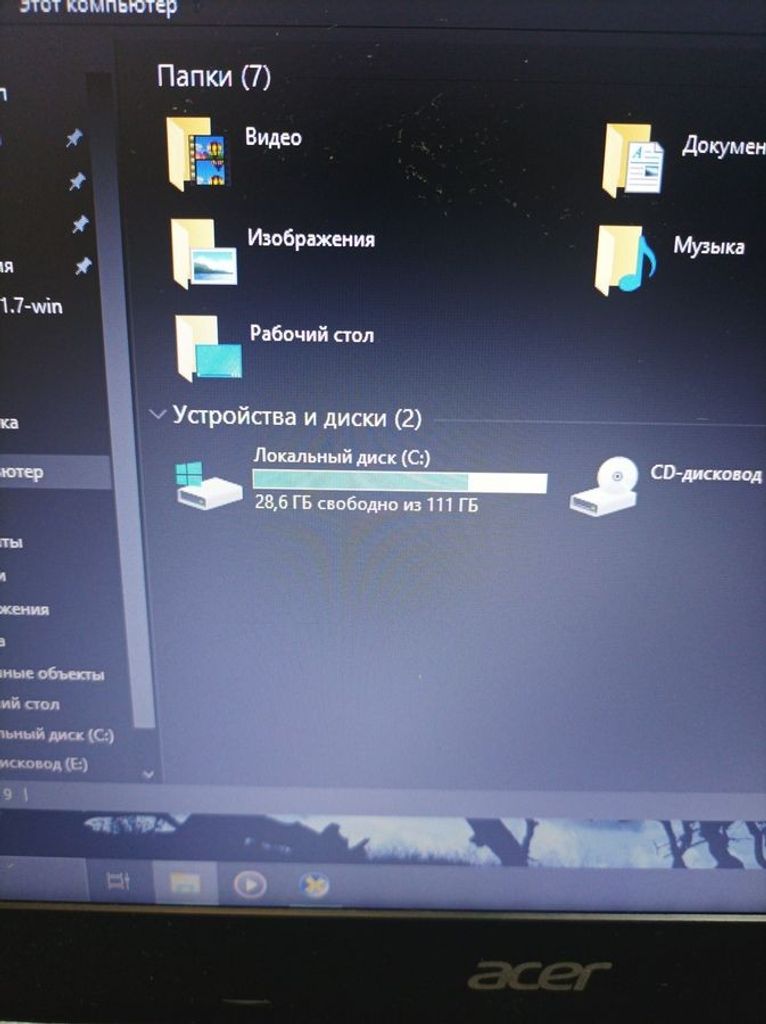 Acer 14/celeron n3550 ddr3/10gb ddr3/hdd *відсутній/ssd 128 gb/*інтегрована Код:01-200789365. Изображение 8