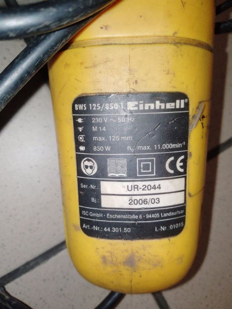 Оголошення Einhell bws 125/850-2 Б/У