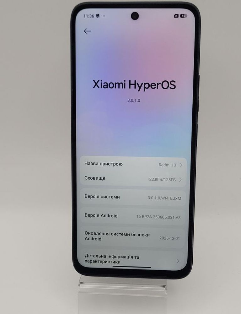 Оголошення Xiaomi Redmi 13 6/128GB Blue Б/У