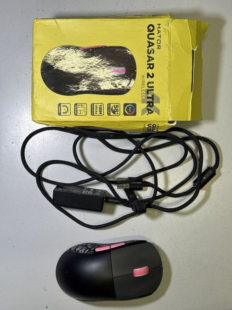 Купить Hator quasar 2 ultra 4k wireless/pink Б/У