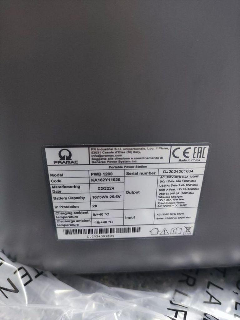 Дешево Pramac PWB-1200 з ломбарду