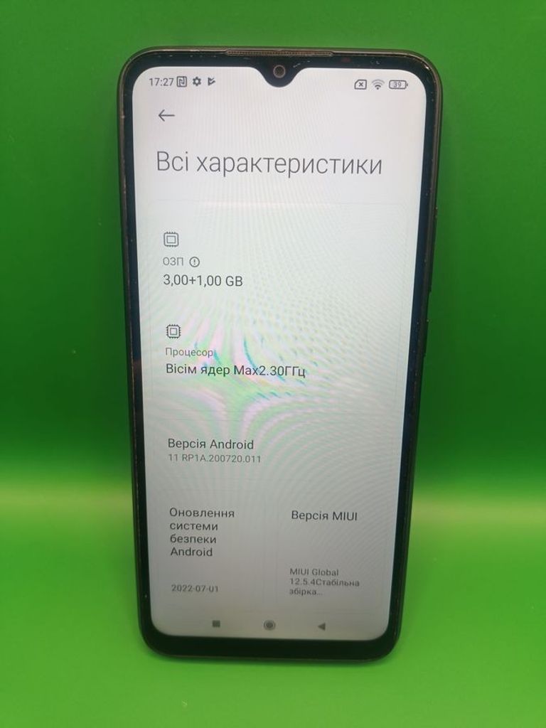Оголошення Xiaomi redmi 9c nfc 3/64gb Б/У