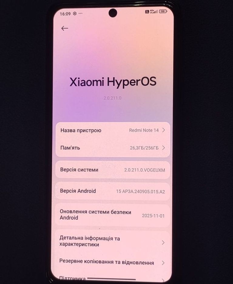 Дешево Xiaomi redmi note 14 8/256gb з ломбарду