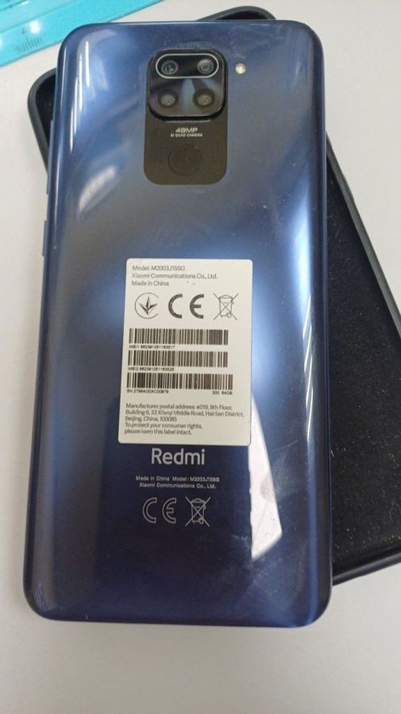 Объявление Xiaomi redmi note 9 3/64gb Б/У