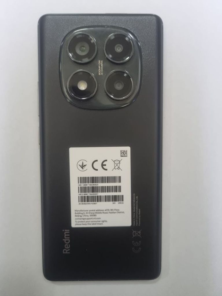 Дешиво Xiaomi Redmi Note 14 Pro 5G 12/256GB Midnight Black с ломбарда