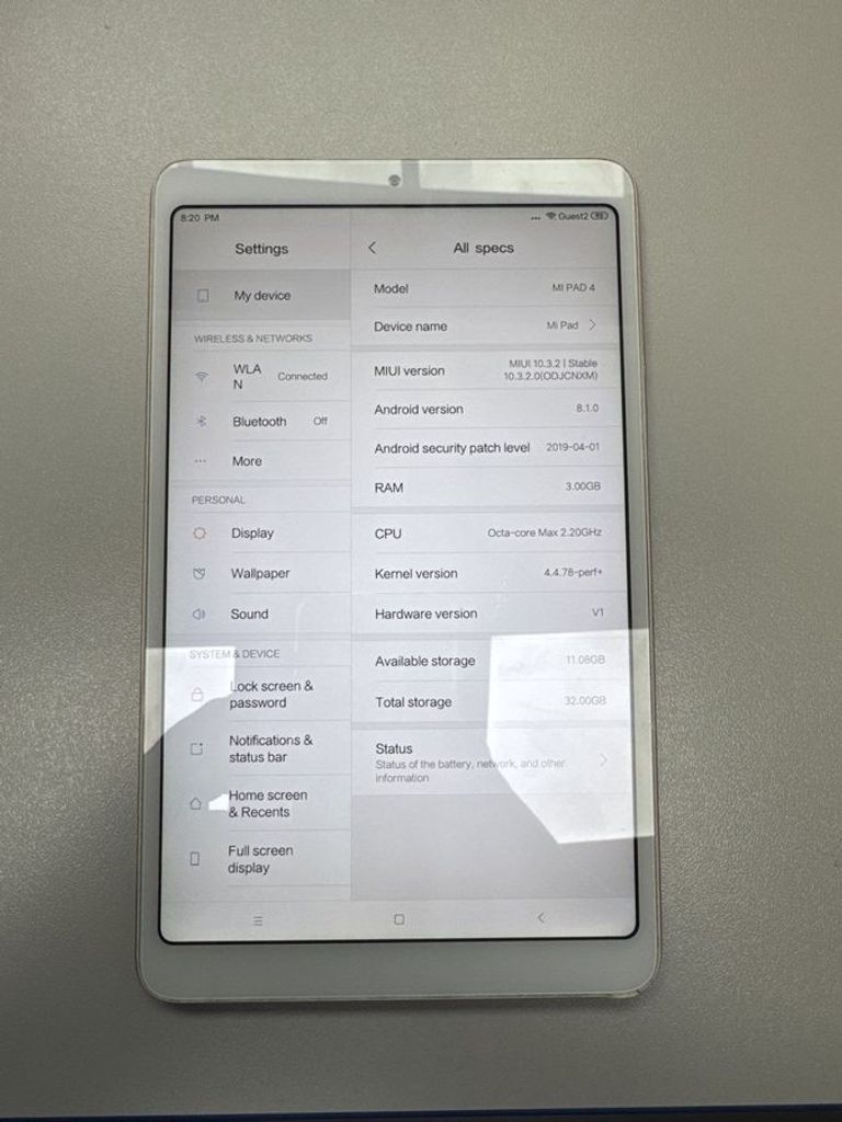 Купити Xiaomi mi pad 4 3/32gb Б/У