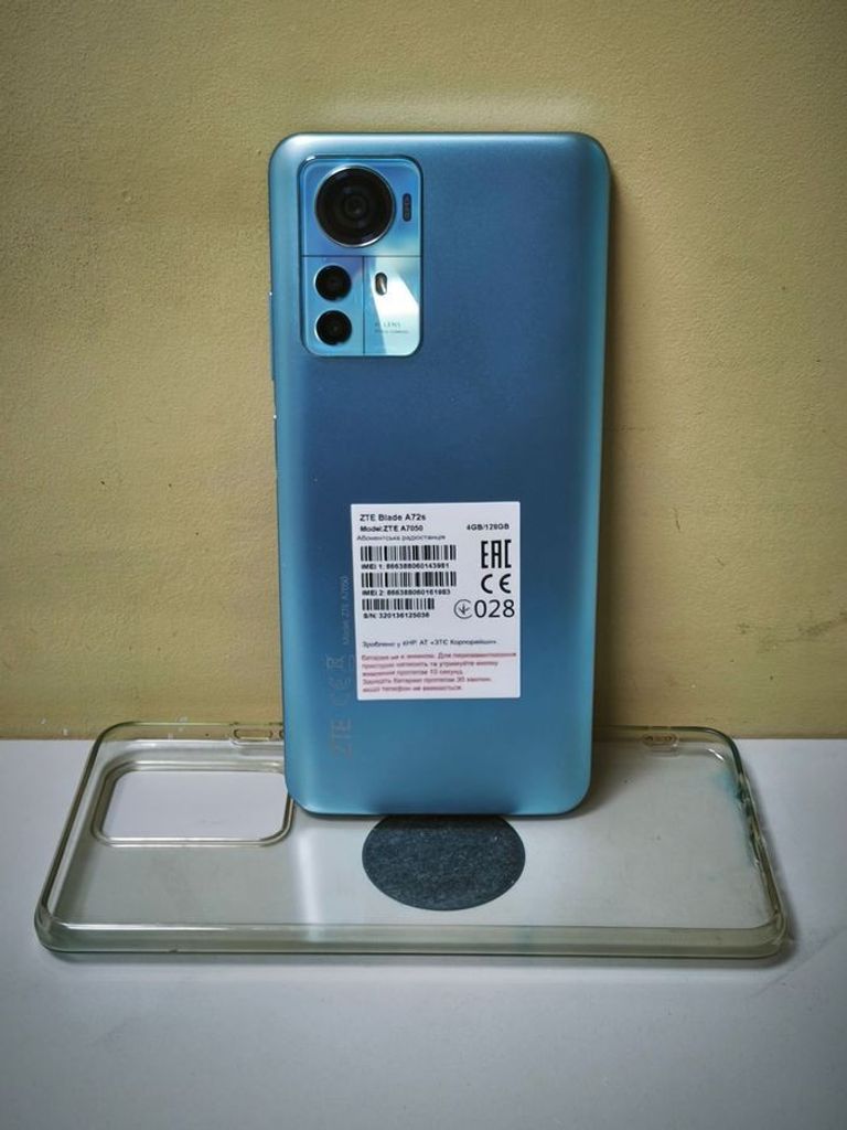 Купити Zte Blade A72S 4/128GB Blue Б/У