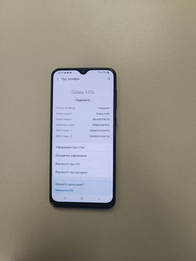 Дешево Samsung galaxy a30s 4/64gb з ломбарду