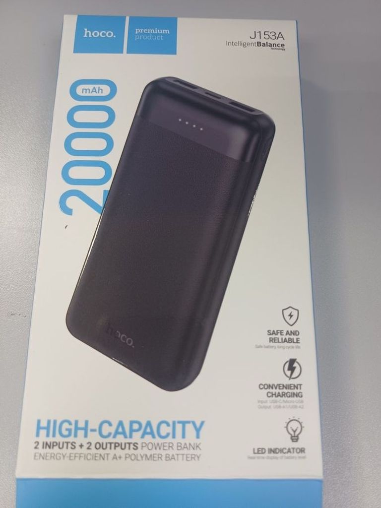 Оголошення Hoco J153A 20000mAh Black Б/У
