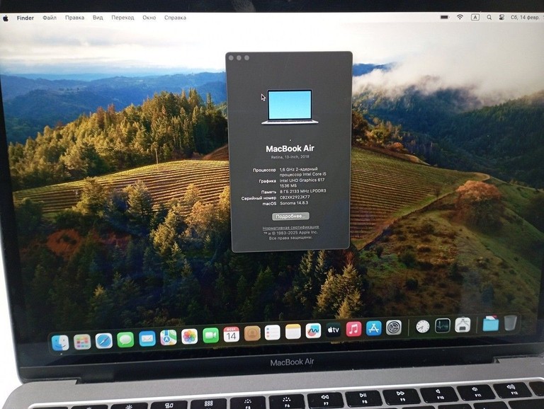 Купити Apple macbook air a1932 13,3" core i5 1,6ghz/ram8gb/ssd128gb/intel uhd graphics 617 Б/У