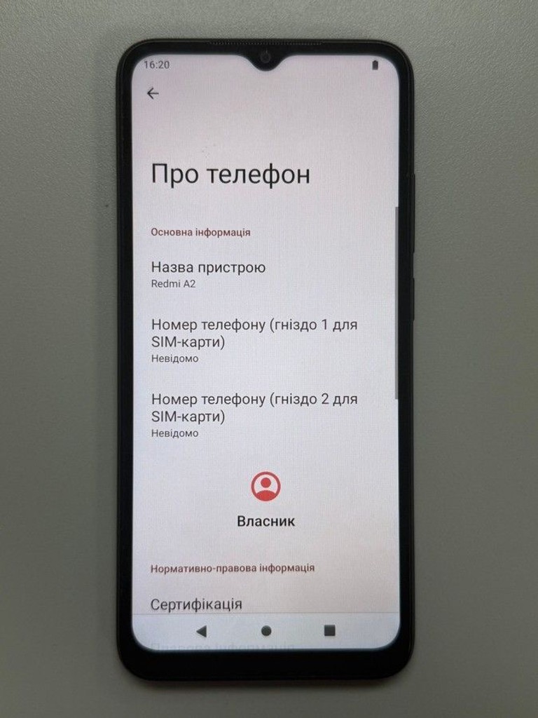Xiaomi Redmi A2 2/32GB Black Код:01-201003335. Зображення 8