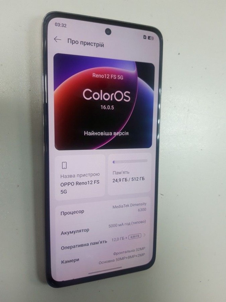 Oppo reno12 fs 5g 12/512gb Код:01-201077336. Зображення 10