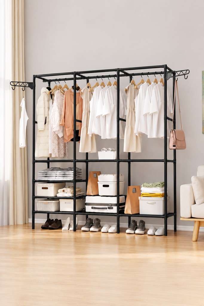 Объявление Wardrobe з полицями та штангами для одягу 160х36х170см Б/У