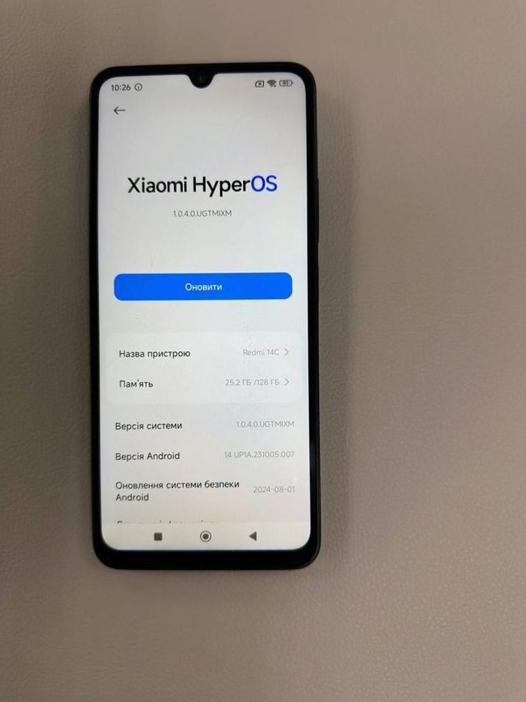 Объявление Xiaomi redmi 14c 4/128gb Б/У