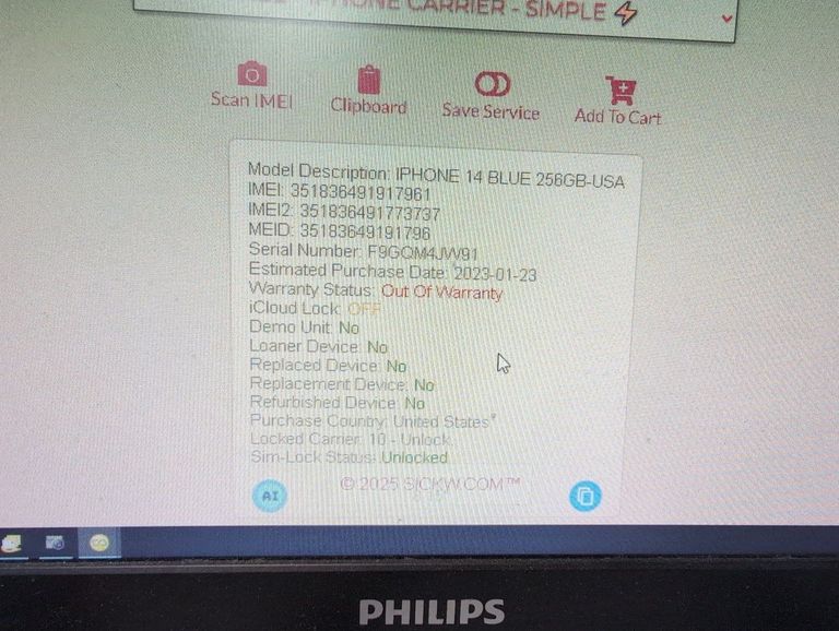 Объявление Apple iphone 14 256gb esim Б/У