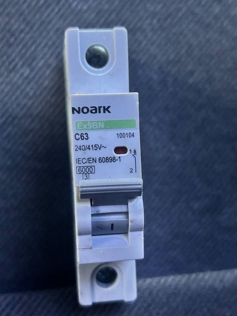 Купити Noark Ex9BN 1P C63 6kA (100104) Б/У