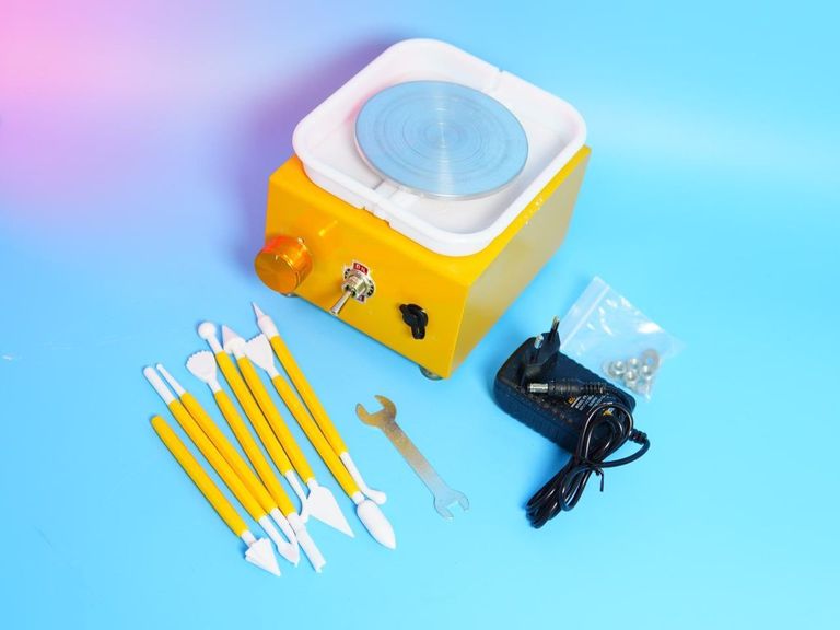 Оголошення Міні електричне гончарне коло SABUIDDS 10 см Гончарне коло + інструменти. Новий.  Б/У