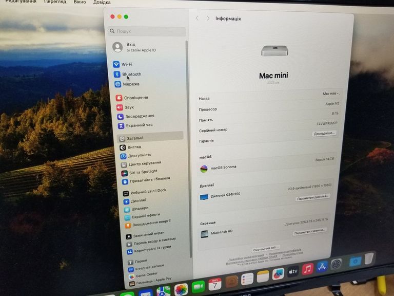 Apple mac mini a2686 mmfj3 m2/8core/ram 8gb/ssd256gb Код:01-200548893. Изображение 8
