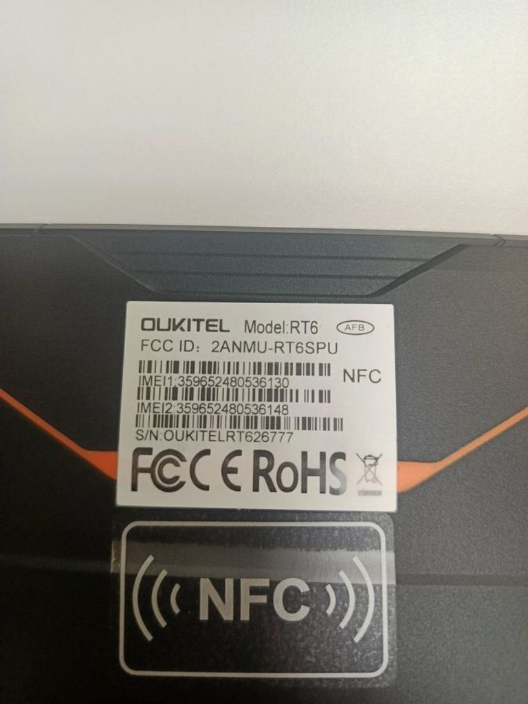 Купить Oukitel RT6 NFC 8/256GB 4G Dual Sim Black Б/У