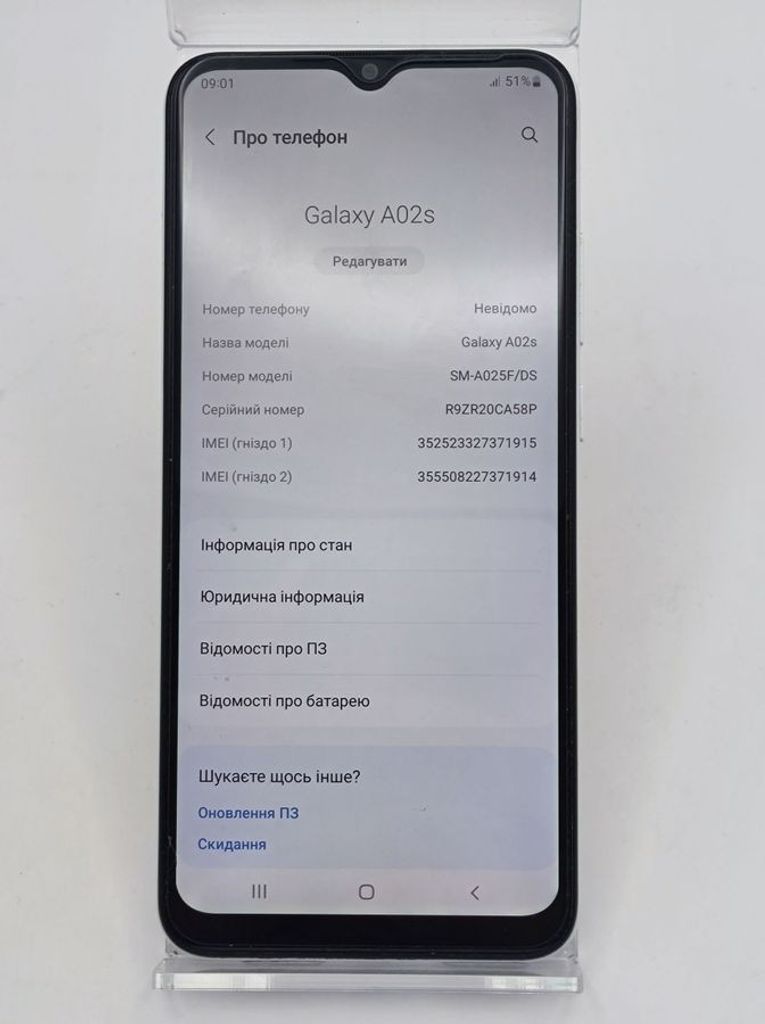 Samsung a025f galaxy a02s 3/32gb Код:01-200848438. Зображення 5