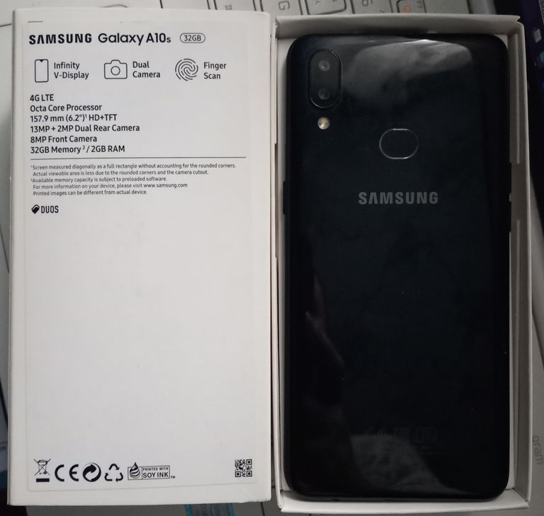 Samsung Galaxy A10s 2019 SM-A107F 2/32GB Absolute Black (SM-A107FAKD) Код:null. Зображення 6