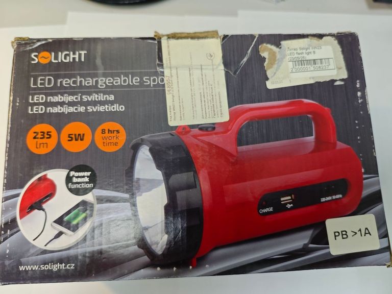 Купити Solight WN23 LED flash light+powerbank Б/У