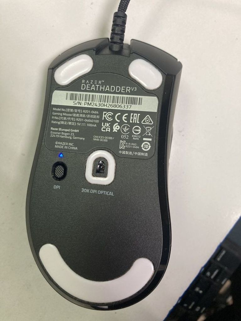 Дешево Razer deathadder v3 usb з ломбарду