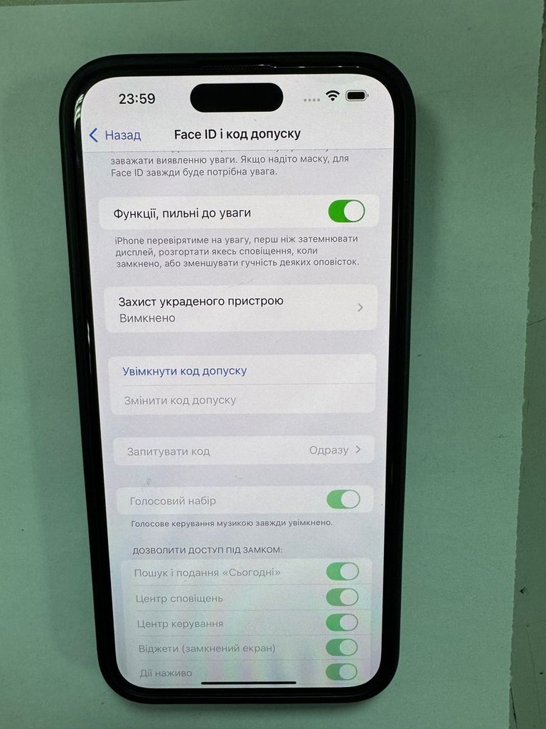 Оголошення Apple iphone 15 pro max 256gb Б/У