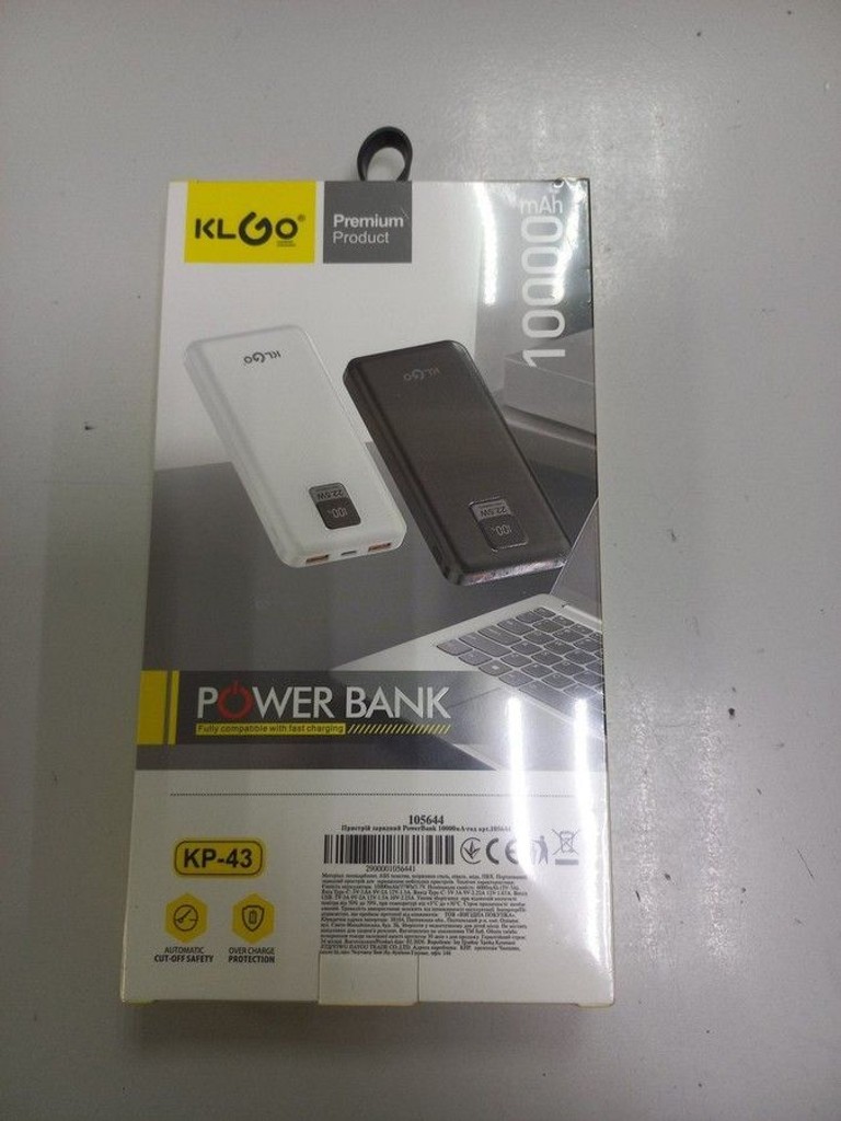Оголошення Klgo kp-43 10000mah 22.5w Б/У