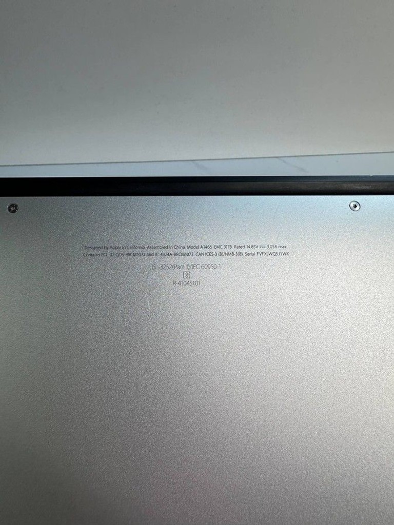 Apple macbook air a1466 2017 13,3" core i5 1,8ghz/ram8gb/ssd128gb/intel hd graphics 6000 Код:01-200964331. Зображення 9