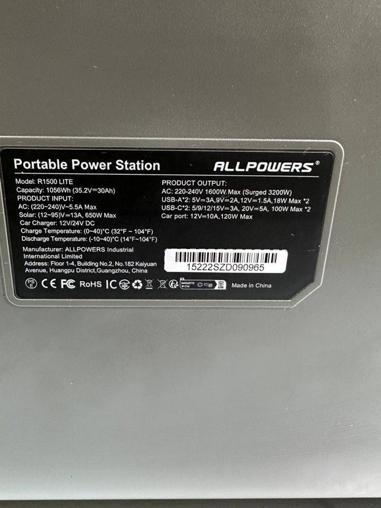 Allpowers R1500 Lite Код:01-200972165. Изображение 6