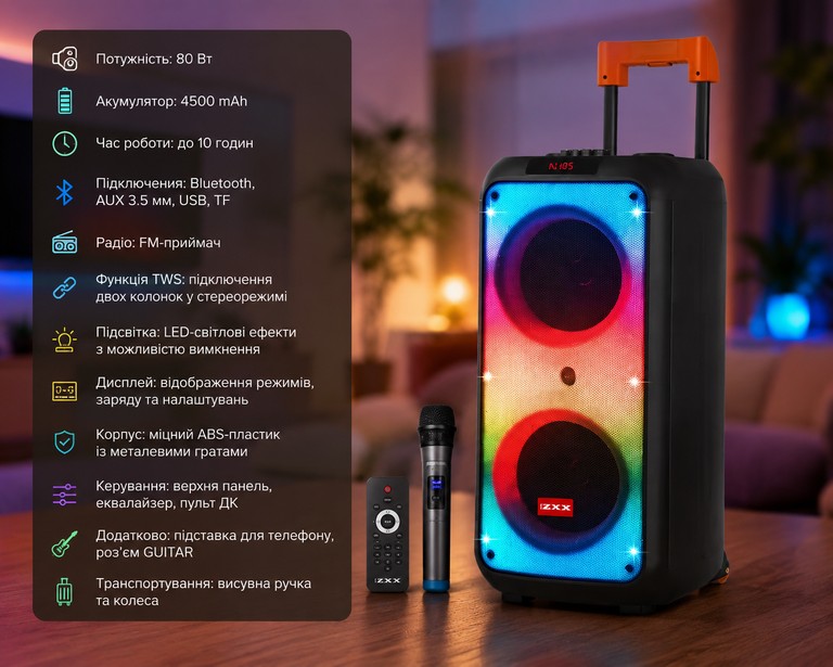 Купить ZXX-1095 80Вт Б/У