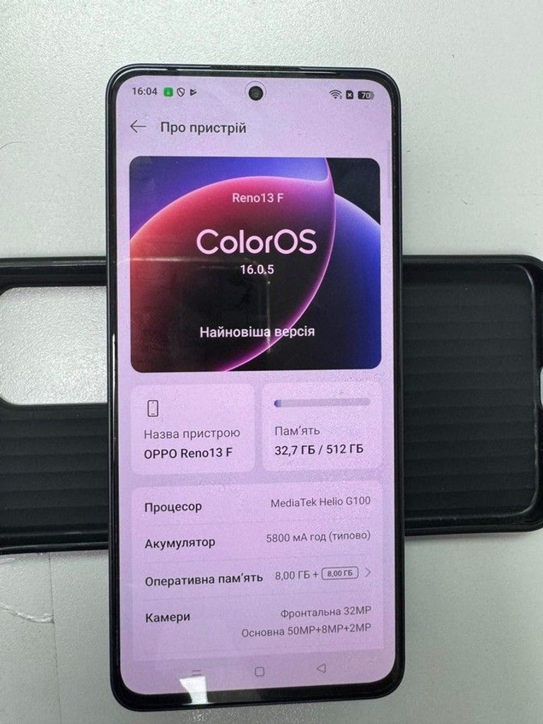 Дешево Oppo reno13 f 4g 8/512gb з ломбарду