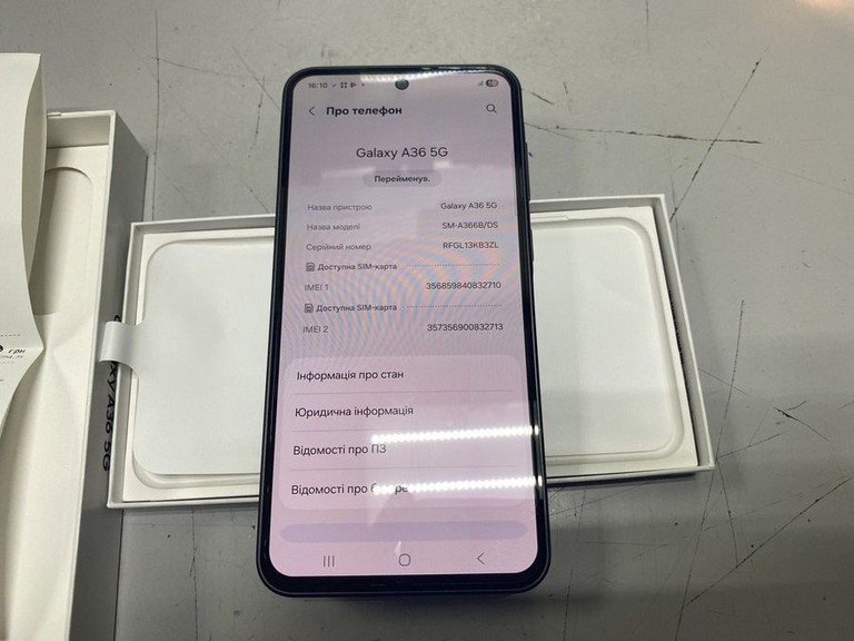 Купити Samsung galaxy a36 5g 8/256gb Б/У