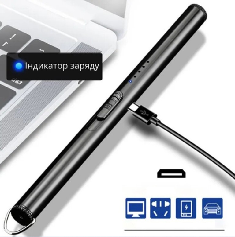 Kitchen lighter для газової плити з дисплеєм та USB зарядкою Код:null. Зображення 4