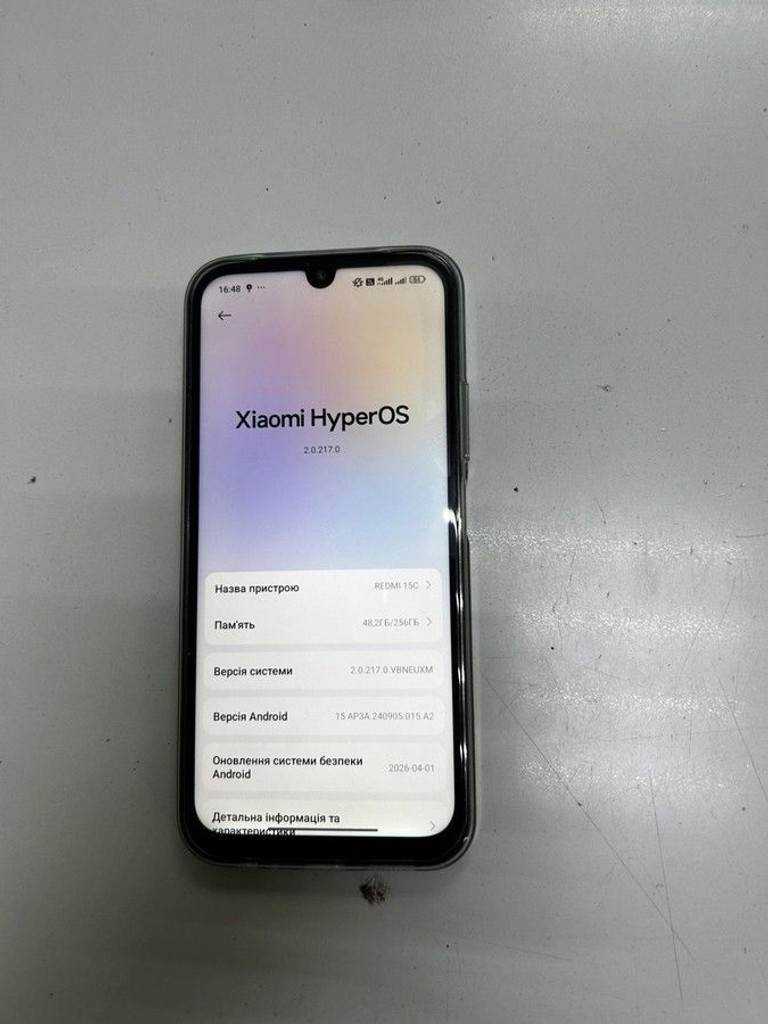 Дешево Xiaomi redmi 15c 4g 8/256gb з ломбарду