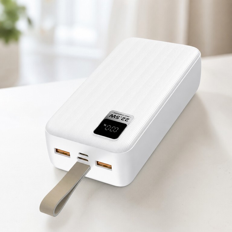 Дешиво із швидкою зарядкою, 40000mAh / Зовнішній акумулятор 22,5W KP-93 / Power bank 2хUSB с ломбарда