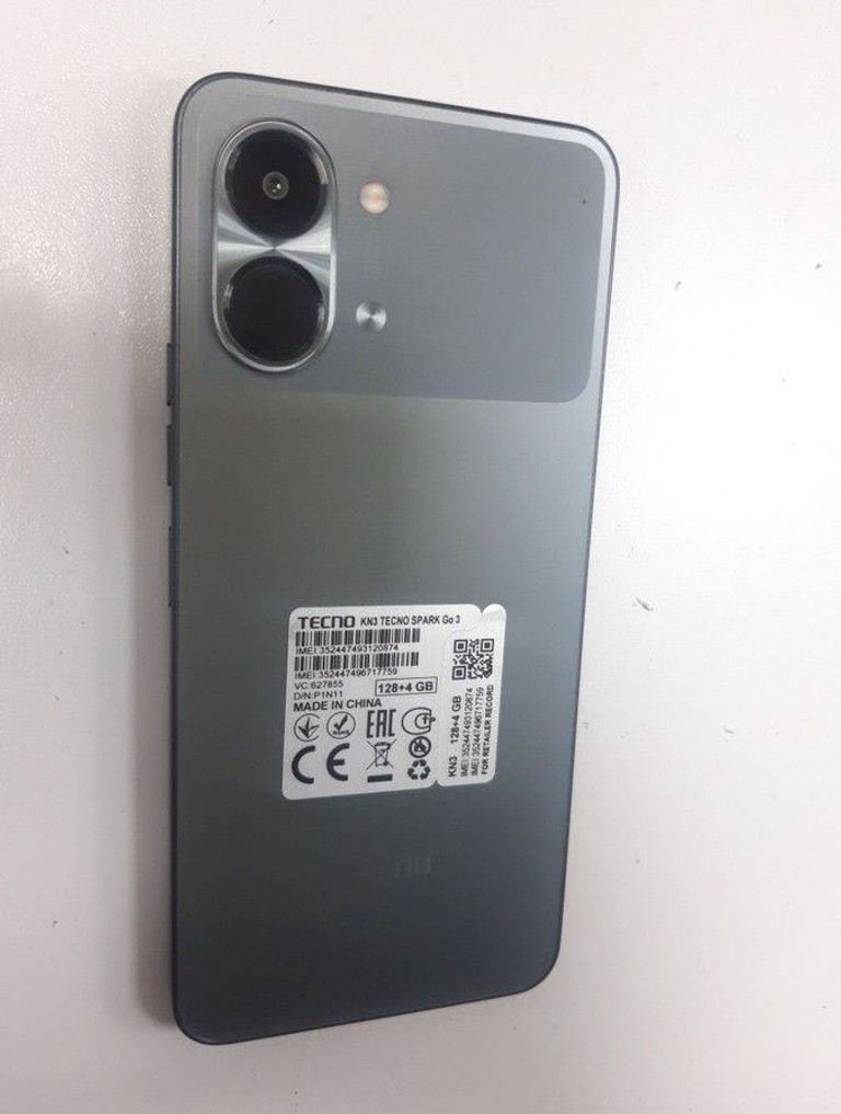 Tecno Spark Go 3 4/128GB Ink Black (4894947105272) Код:01-201138127. Зображення 8