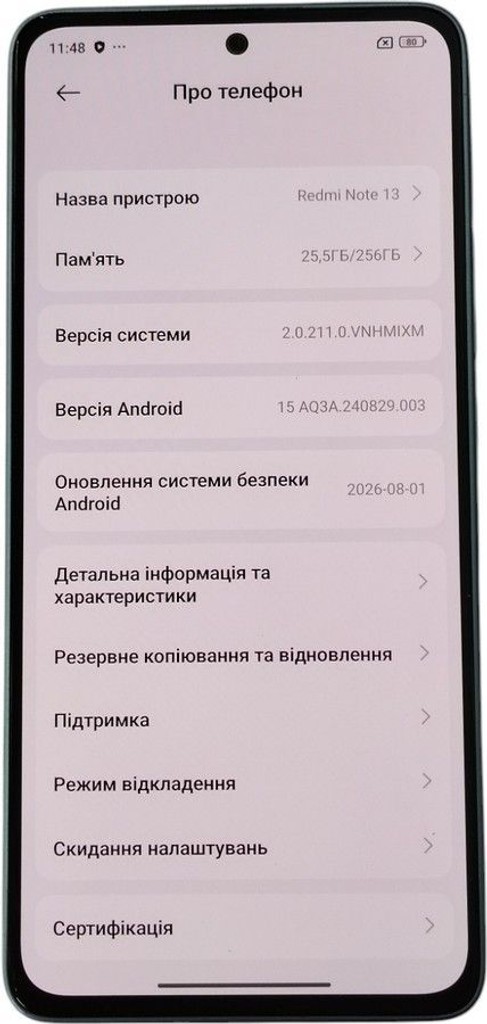 Дешево Xiaomi redmi note 13 4g 8/256gb з ломбарду