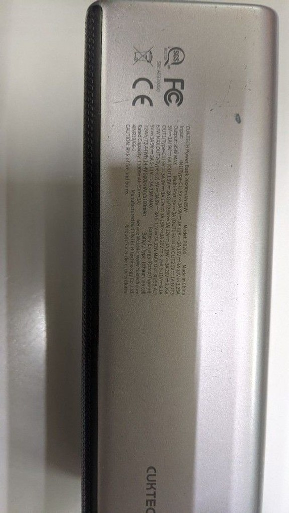 Дешиво Cuktech pb200 20000mah 85w с ломбарда