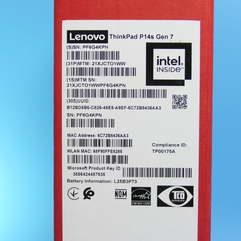 Lenovo ThinkPad P14s Gen 7 Код:null. Зображення 9