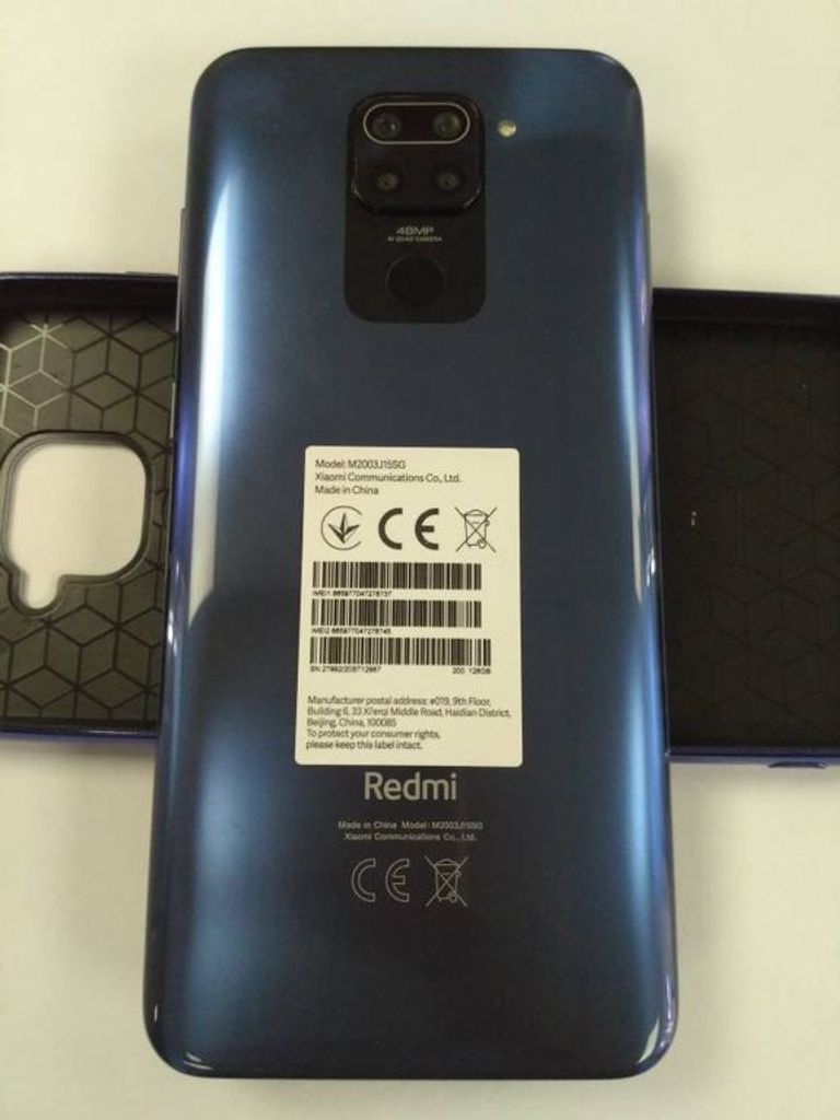 Дешево Xiaomi Redmi Note 9 4/128GB Blue (no NFC) з ломбарду