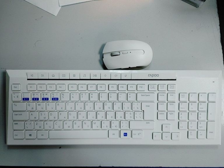 Купить Rapoo 8200M Wireless White Б/У