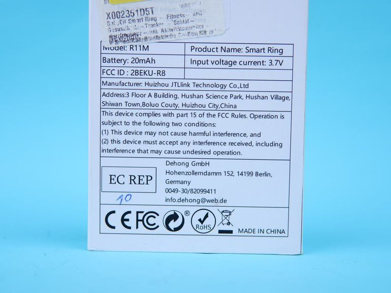 Акція! Смарт-кільце трекер сну Somni Ring під окружність пальця 67.2. 12 Розмір. Нове. Код:null. Изображение 8