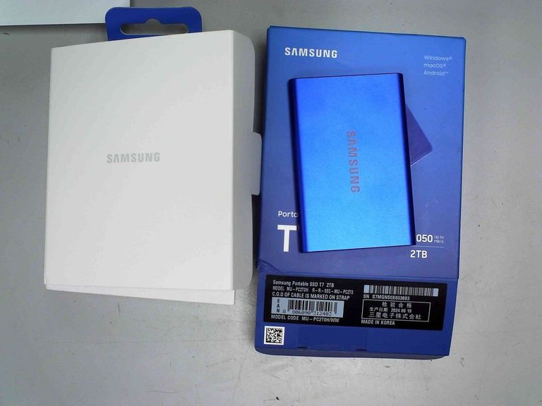 Объявление Samsung t7 2 tb indigo Б/У