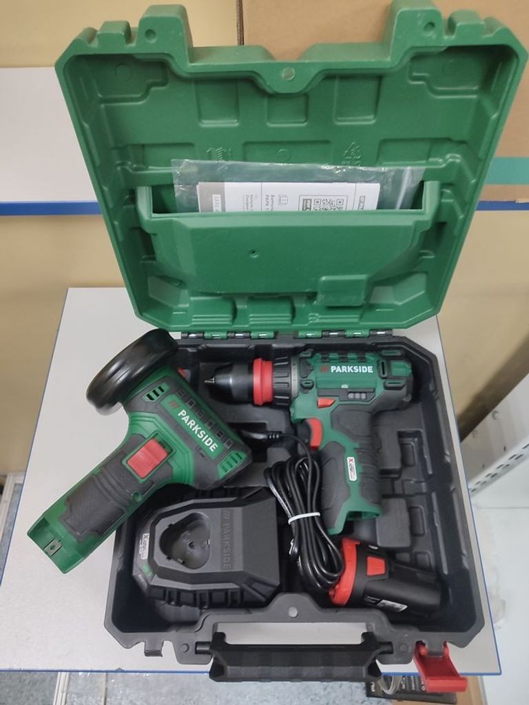 Купити Parkside pbsa 12 e4 + pwsa 12 c2 + 1 акб + зп Б/У