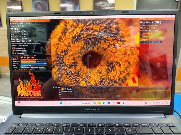 Asus 15/core i5-12500h ddr5/16gb ddr5/hdd *відсутній/ssd 512 gb/geforce rtx3050 4gb Код:01-200770135. Изображение 8