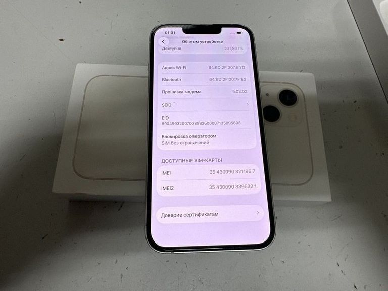 Apple iphone 13 256gb Код:01-200811456. Изображение 5