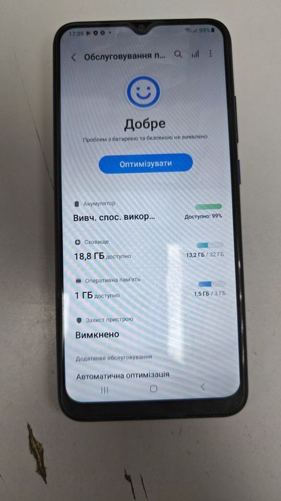Объявление Samsung galaxy a03 sm-a035f 3/32gb Б/У